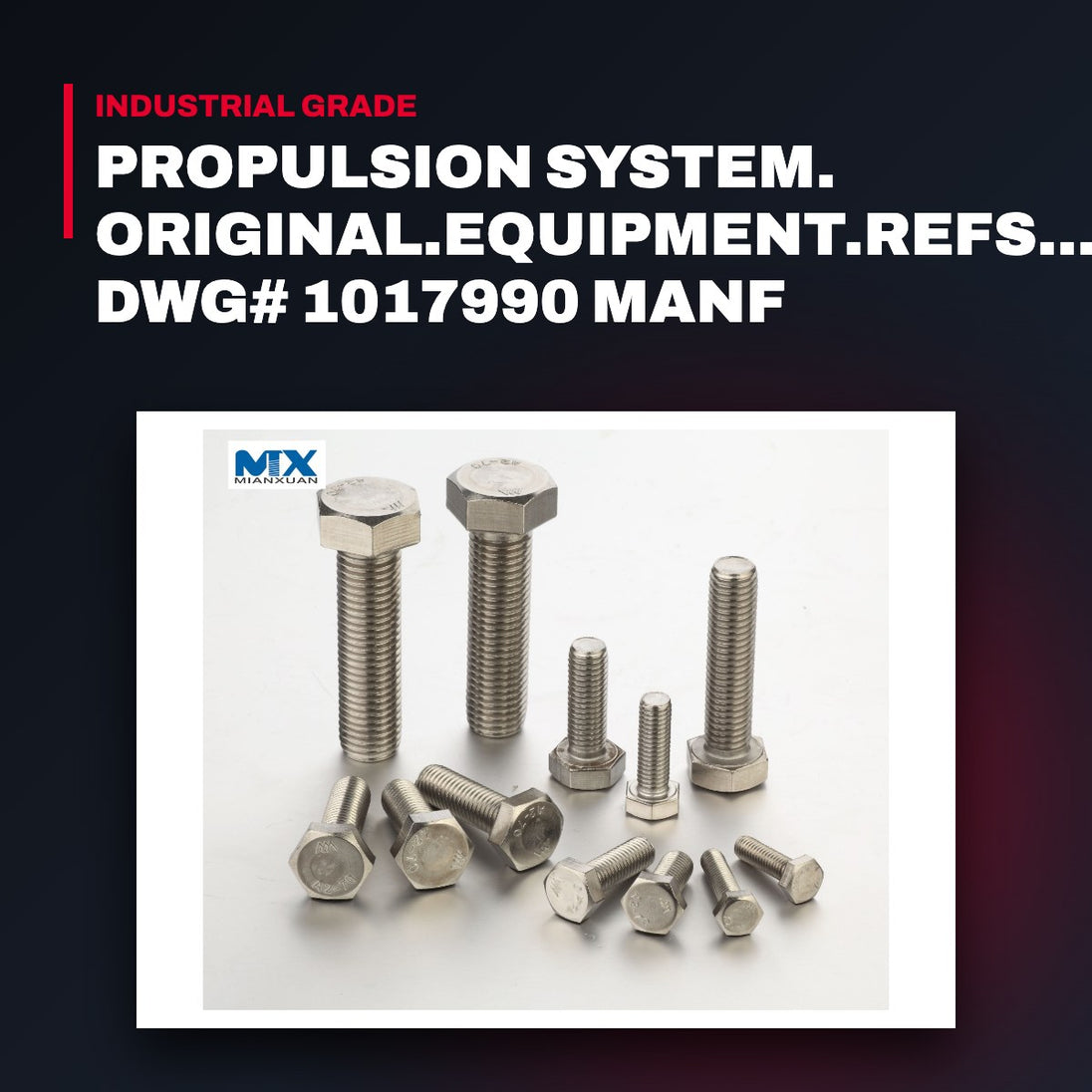 Wärtsilä – Screw, Hexagon Head, **** dia