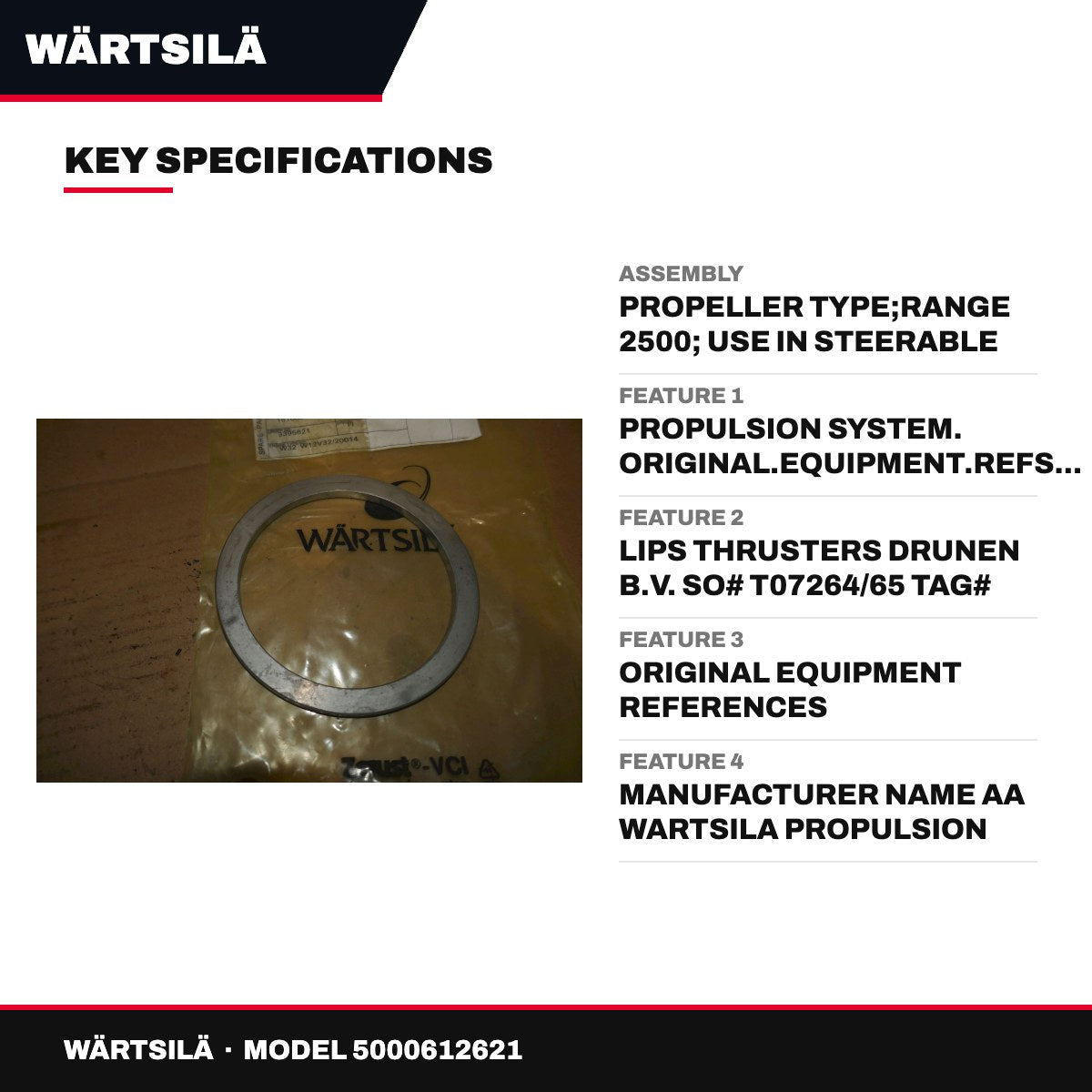 Wärtsilä – Plain Washer
