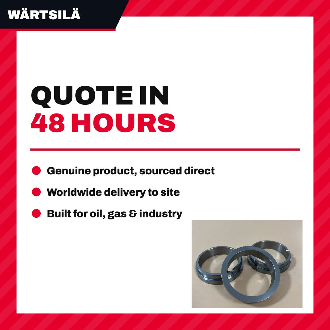 Wärtsilä – Mechanical Seal, Material, Carbon Ceramic