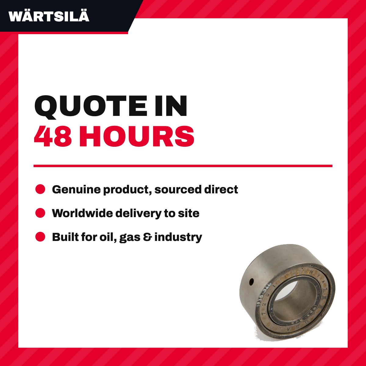 Wärtsilä – Race Bearing