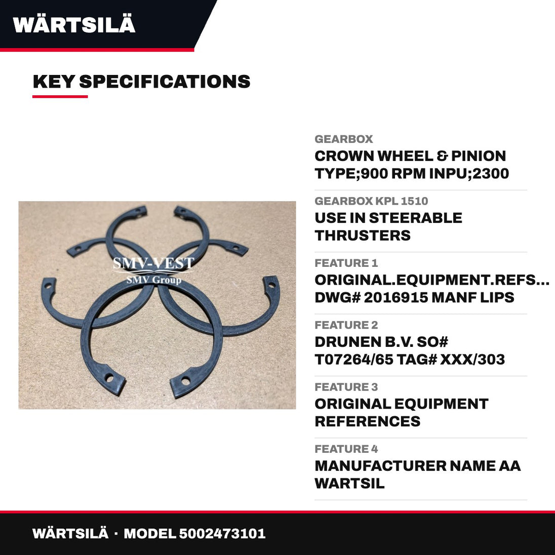 Wärtsilä – Retaining Ring