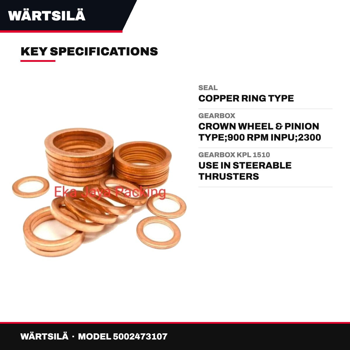 Wärtsilä – Copper Ring Seal