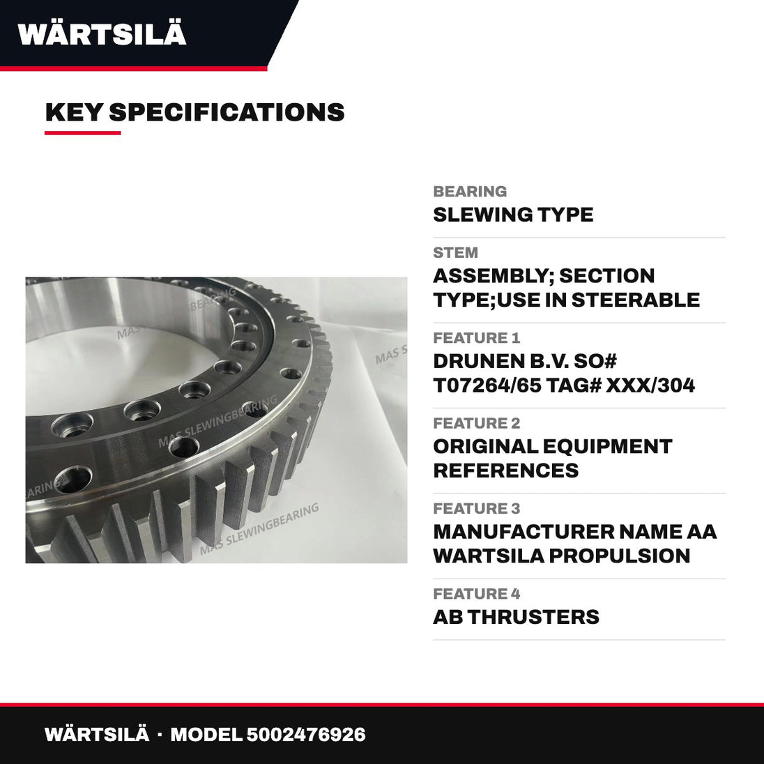 Wärtsilä – Slewing Bearing