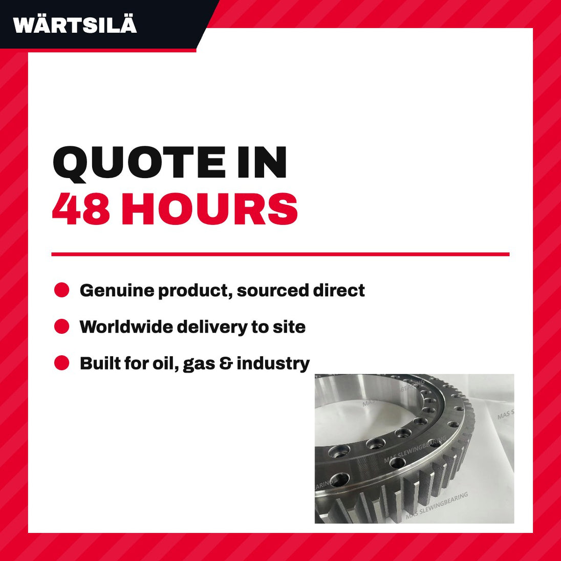 Wärtsilä – Slewing Bearing