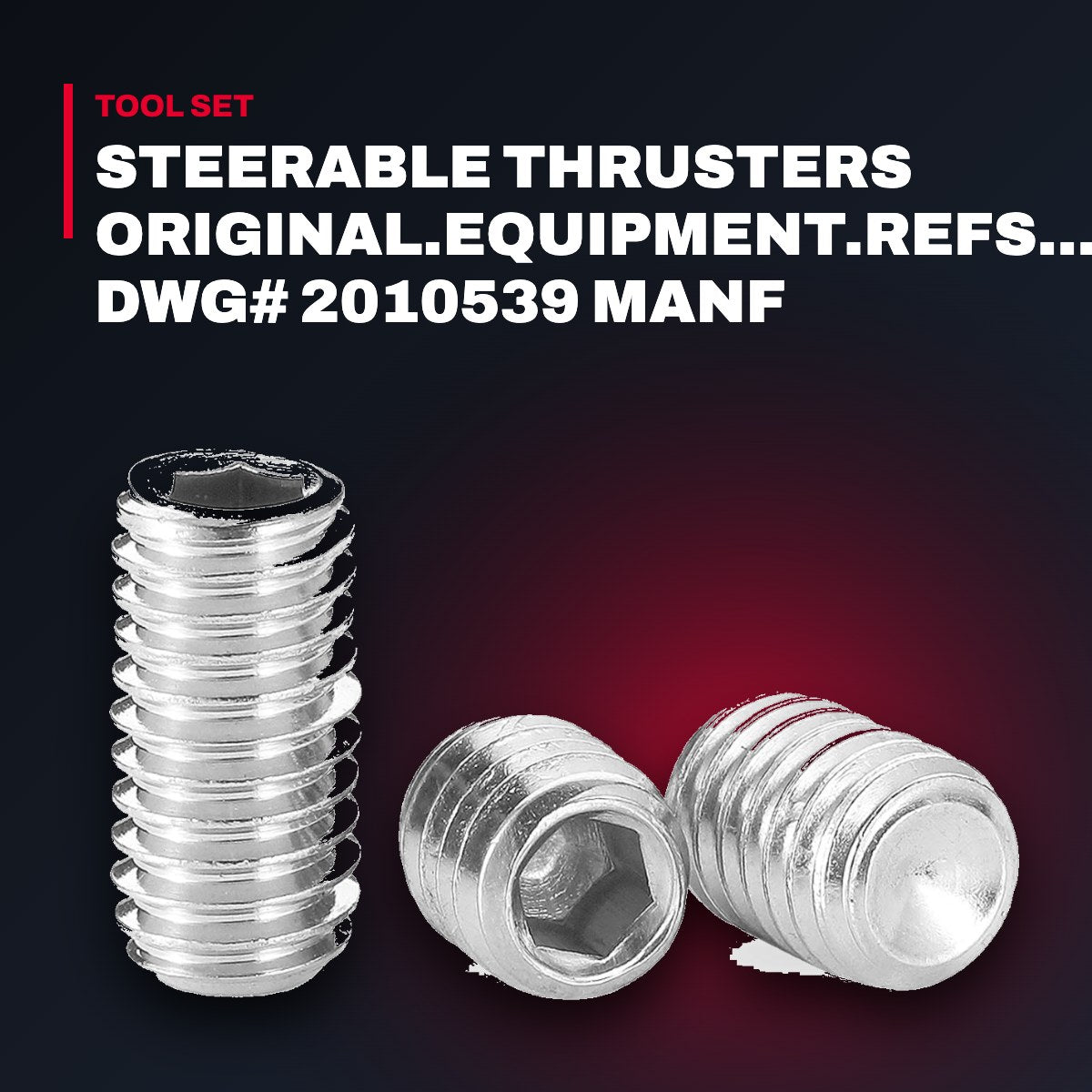 Wärtsilä – Cap Screw, Hex.Socket Set Point Head
