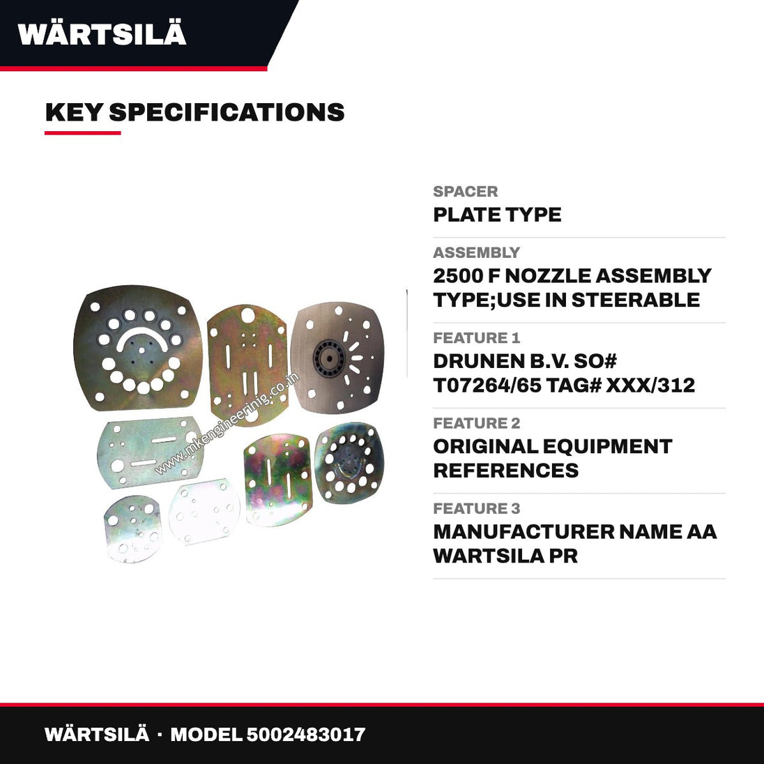 Wärtsilä – Plate Spacer