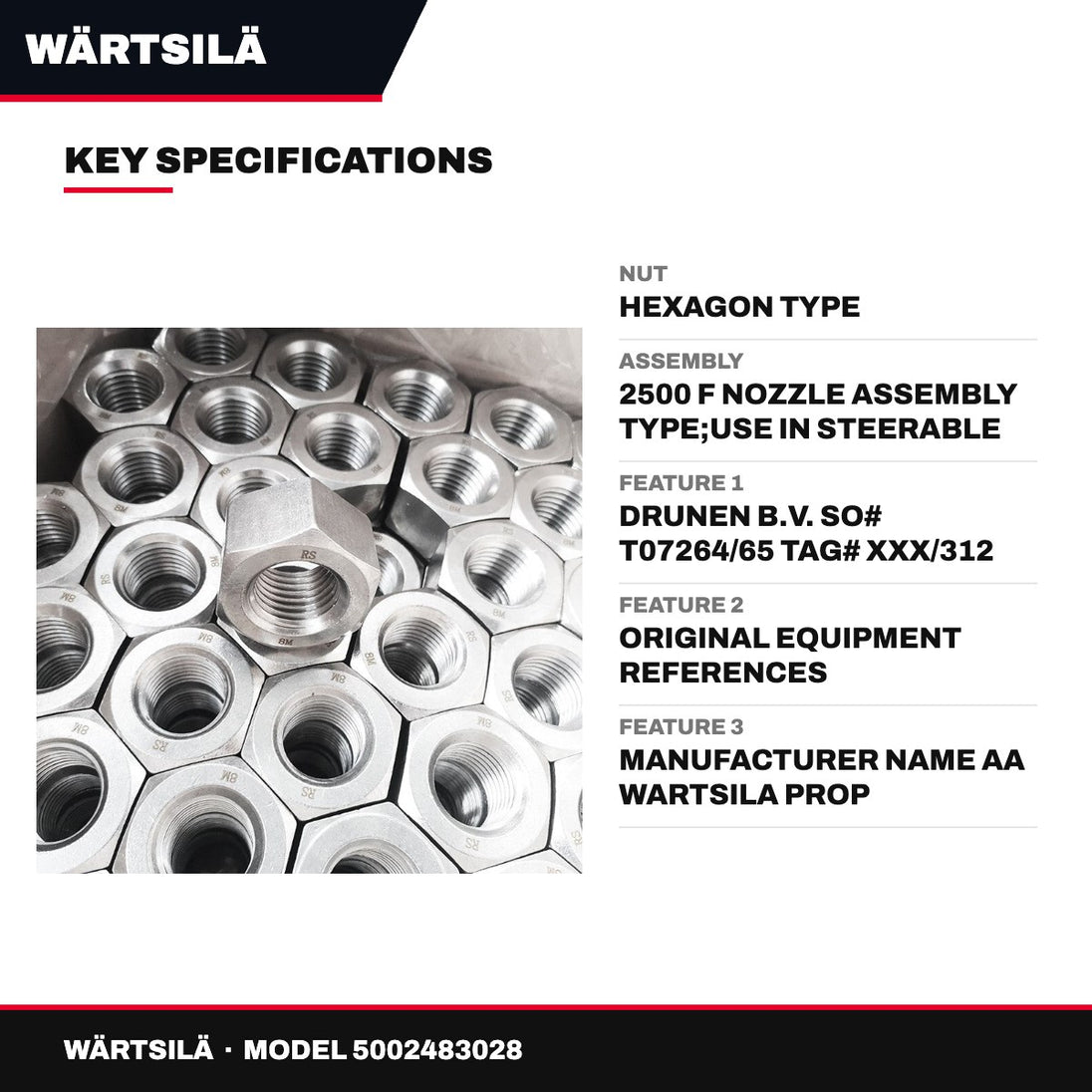 Wärtsilä – Hexagon Nut