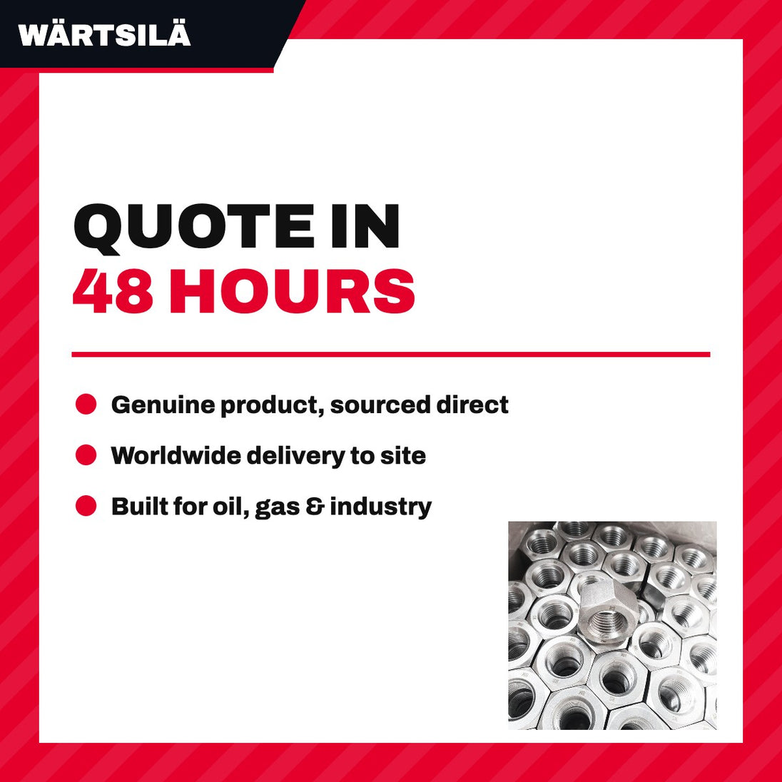 Wärtsilä – Hexagon Nut