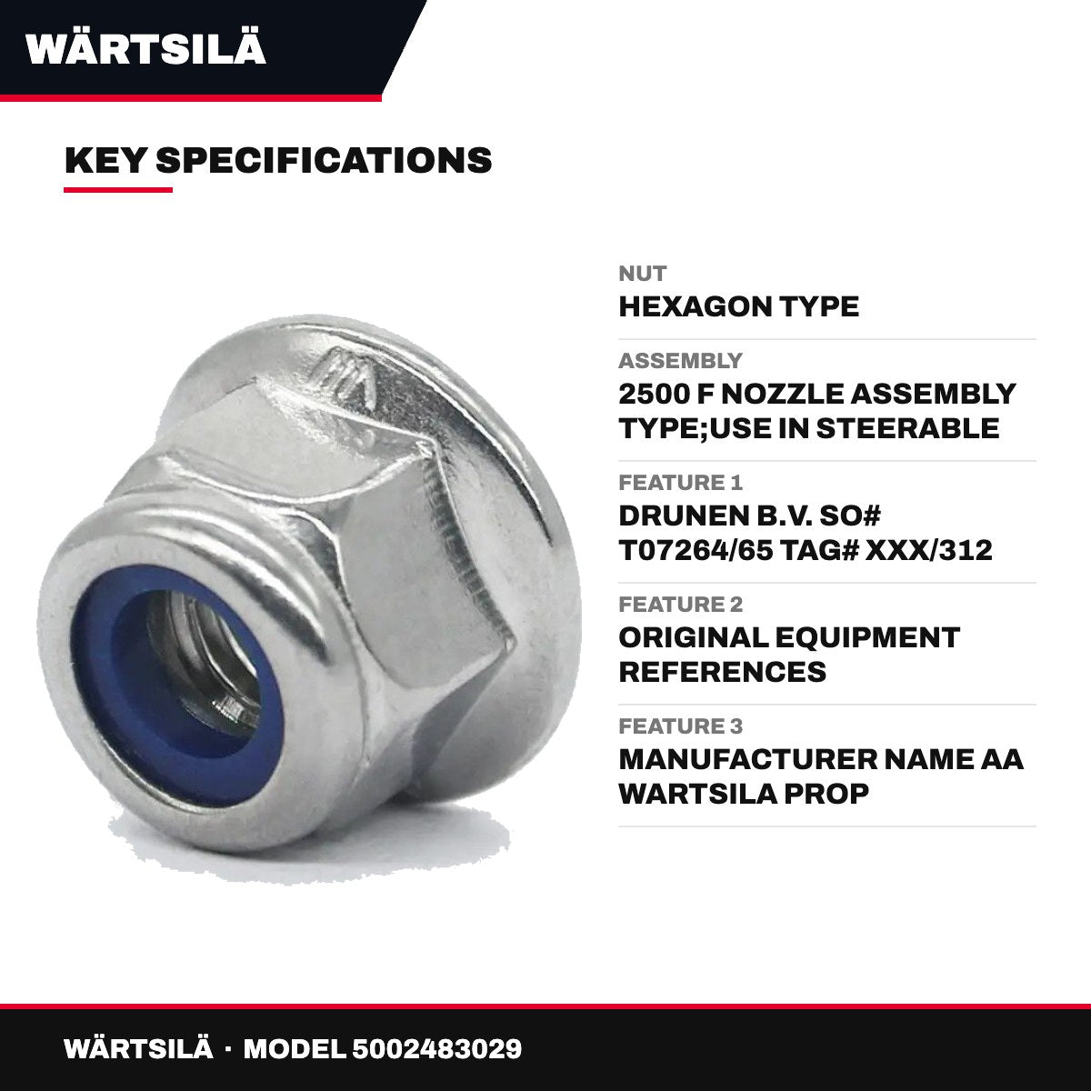 Wärtsilä – Hexagon Nut