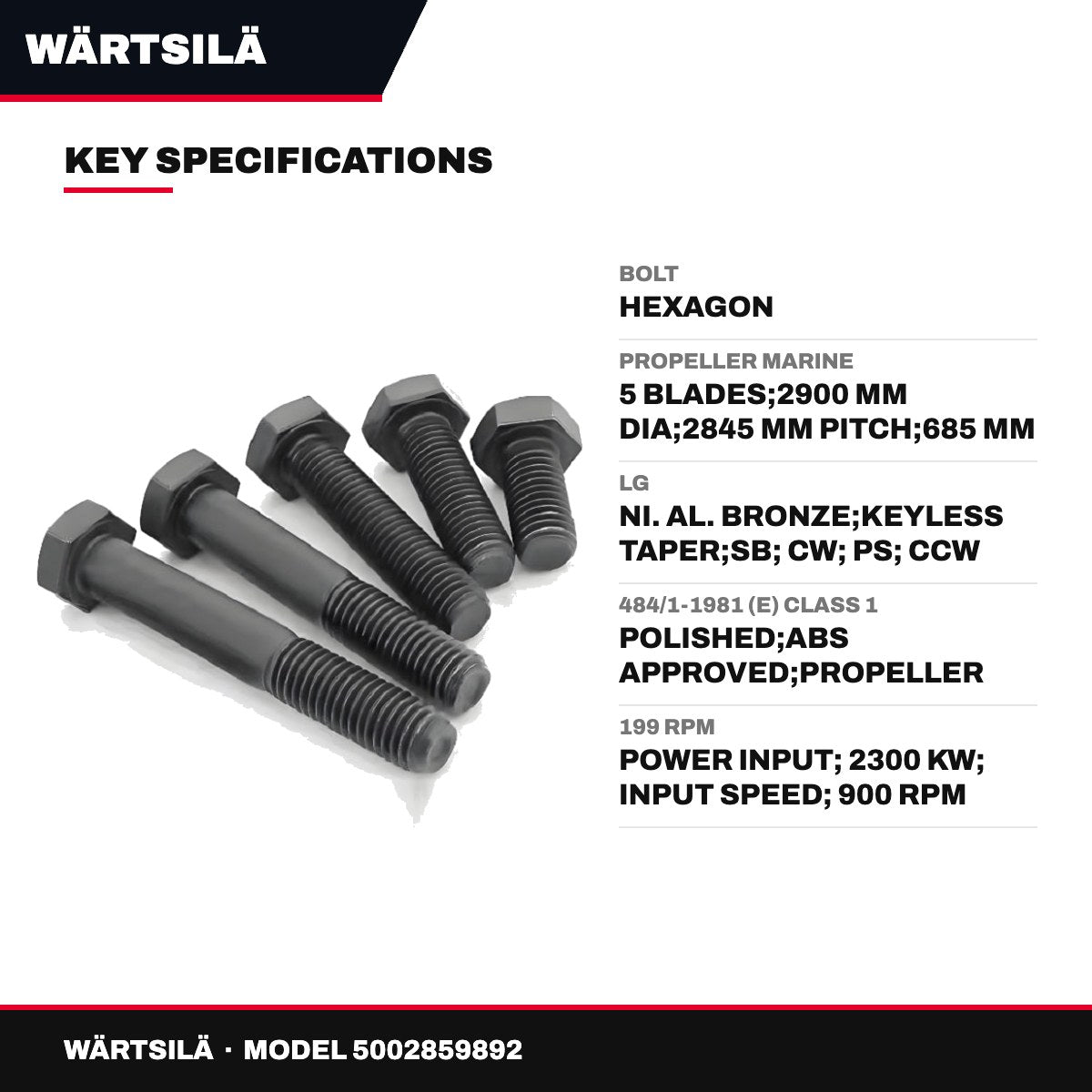 Wärtsilä – Bolt, Hexagon