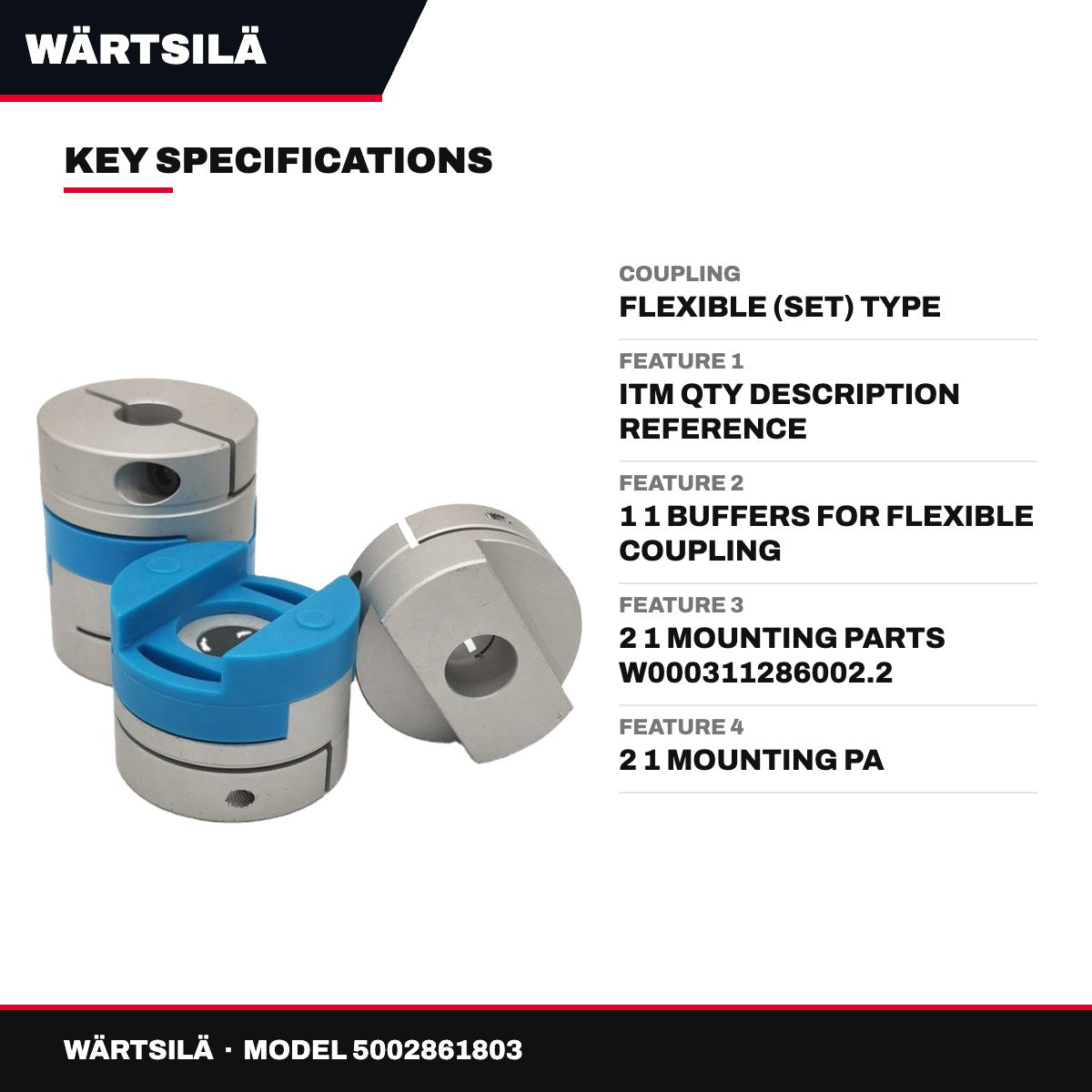 Wärtsilä – Coupling, Flexible (Set)
