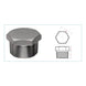 Wärtsilä – Plug, Hex Head G, Prl, Size 1/8