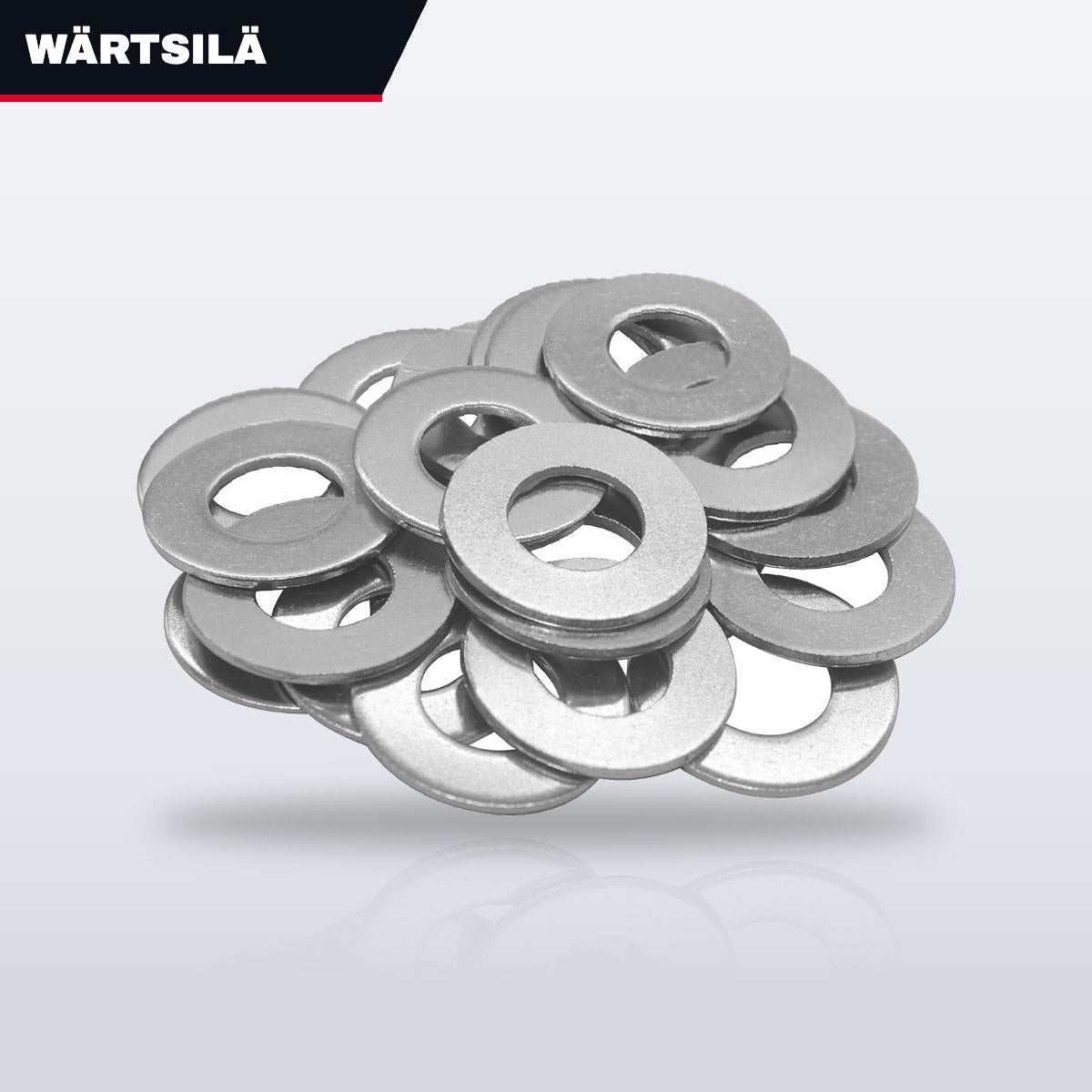 Wärtsilä – Flat/Plain Washer, 1/8 Nom, 11 ID