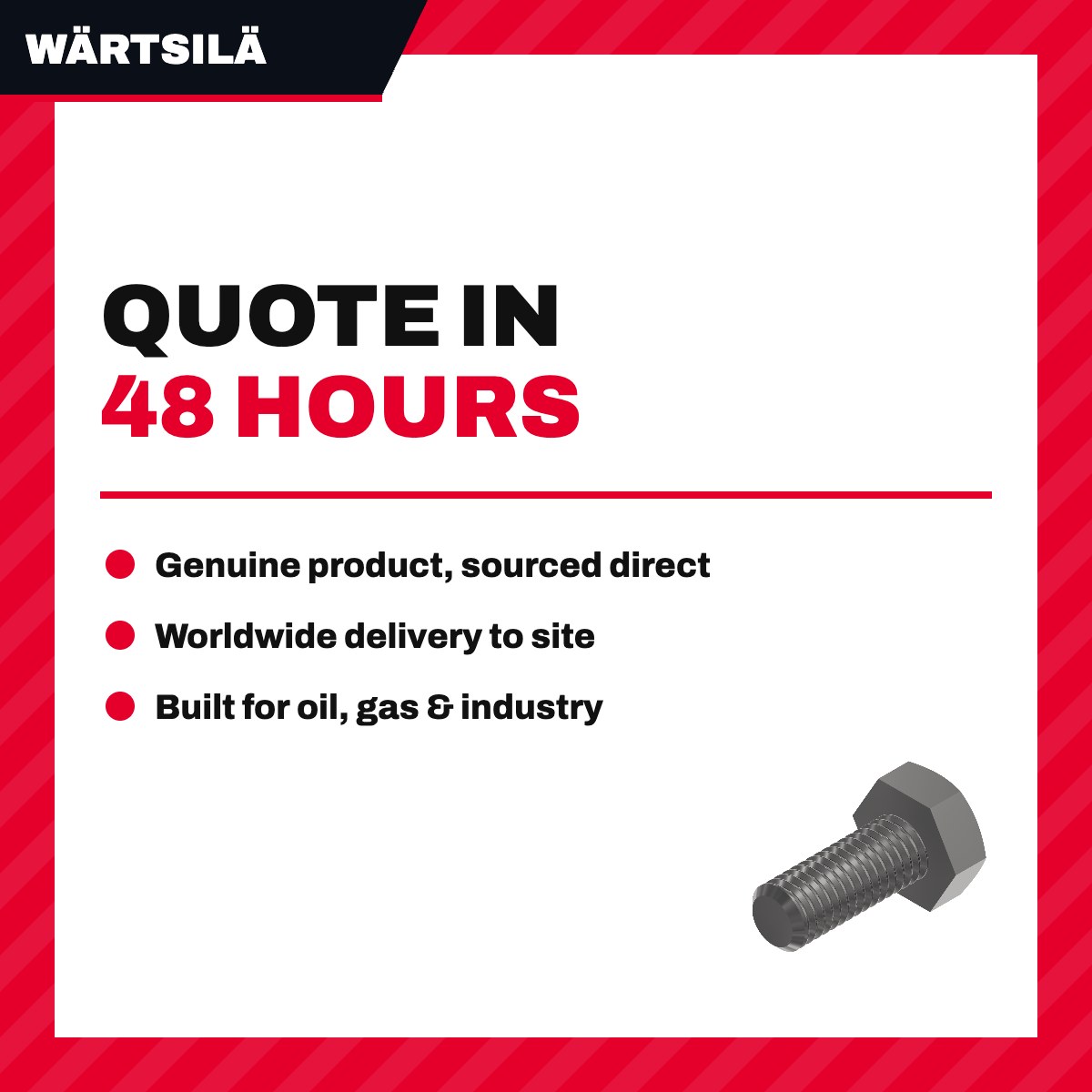 Wärtsilä – Hexagon Bolt