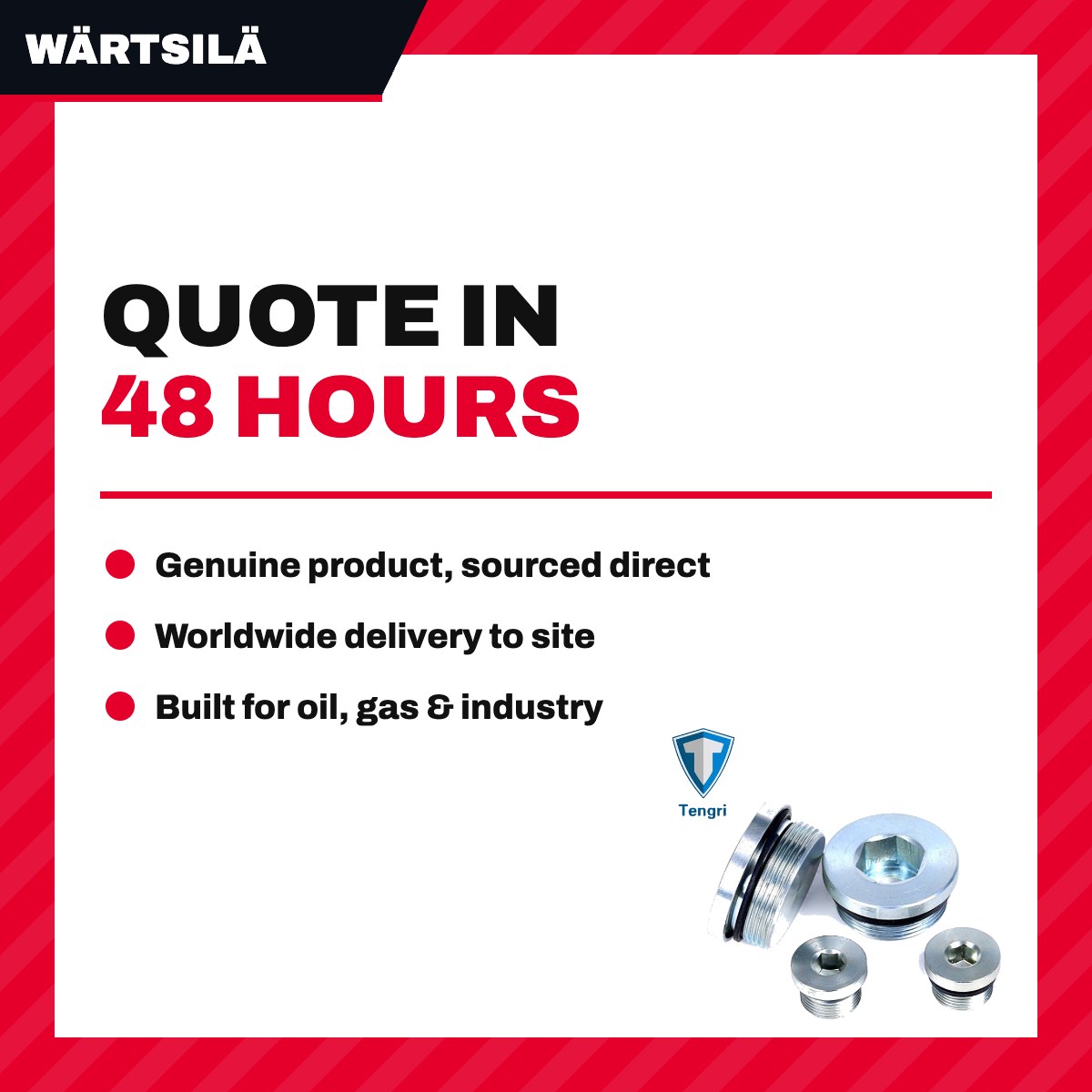 Wärtsilä – Hexagon Head Screw Plug