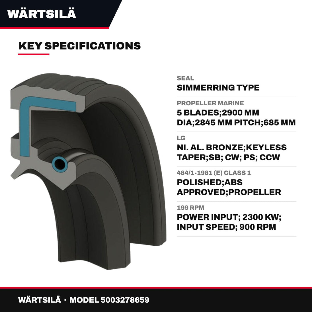 Wärtsilä – Simmerring Seal