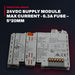 Wago 750-610 – 24Vdc Supply Module Max Current - 6.3A Fuse – 5*20Mm