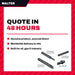 Walter OTHERS – Inserts For Smaller Boring Bar