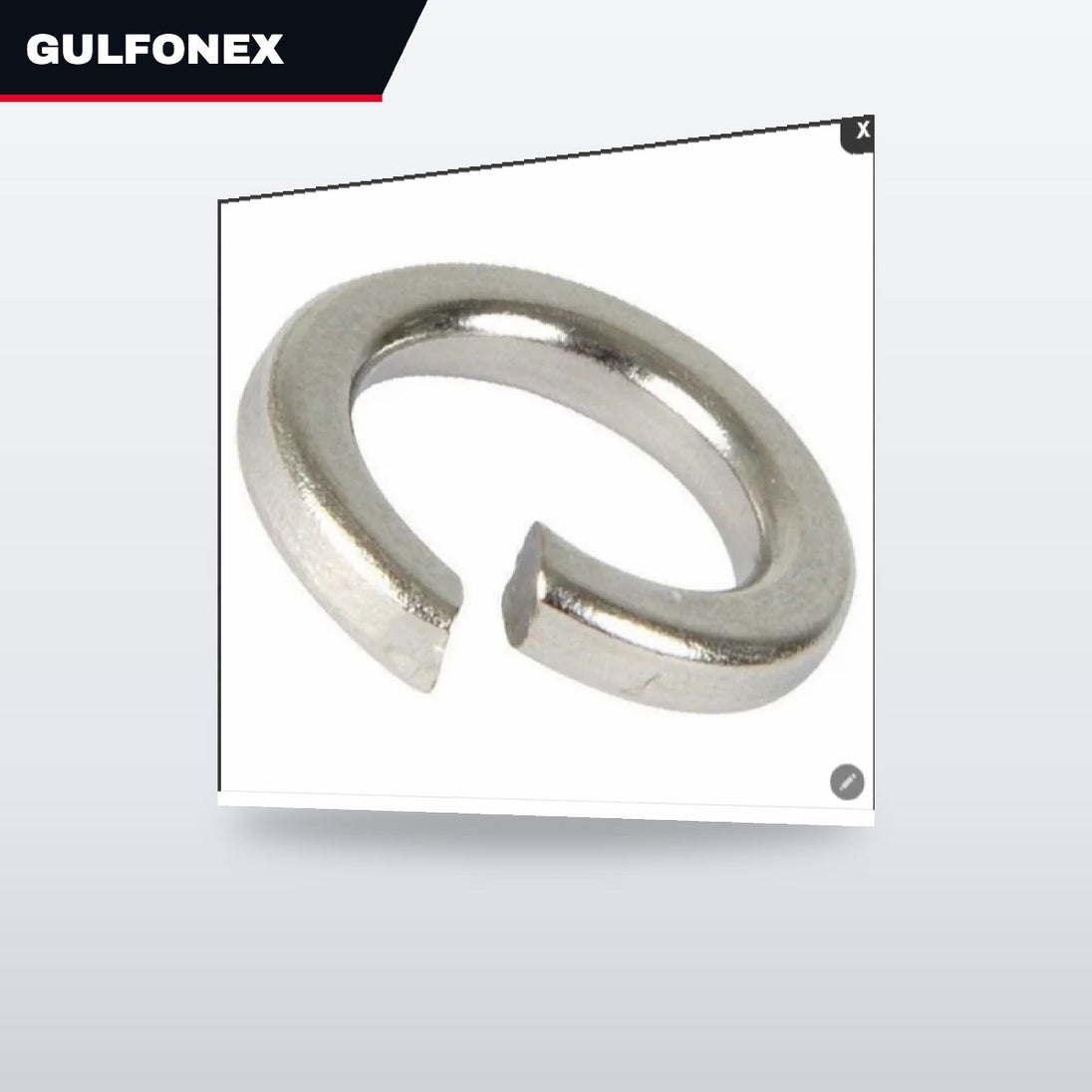 Washer – Single Coil Spring Type, Mild Steel