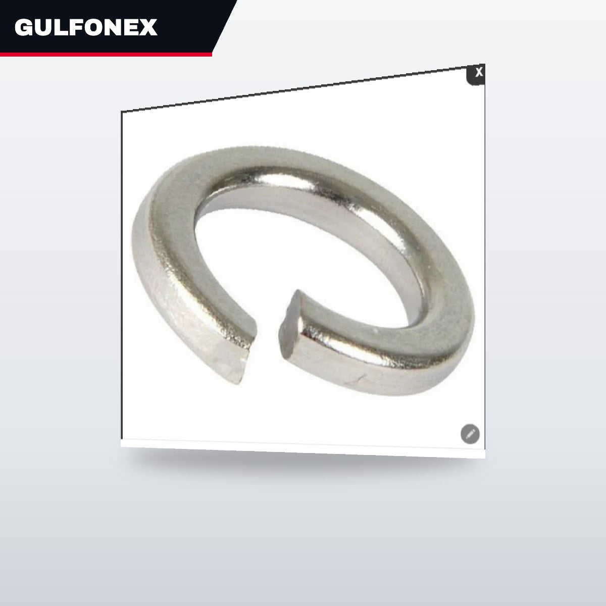 Washer – Single Coil Spring Type, Mild Steel