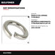 Washer – Single Coil Spring Type, Mild Steel