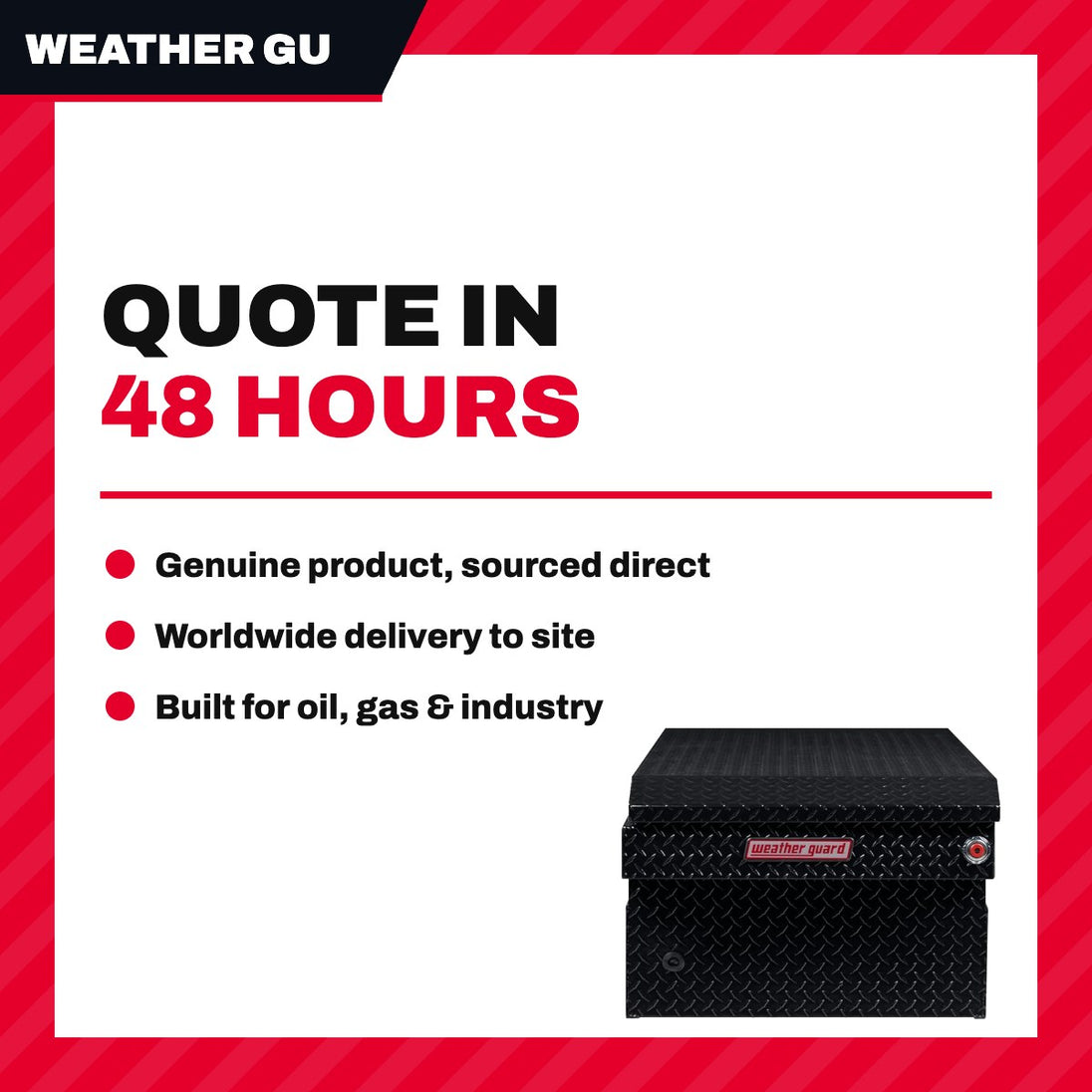 Weather Guard 117-5-03 – Saddle Box – Aluminum, Full Extra Wide