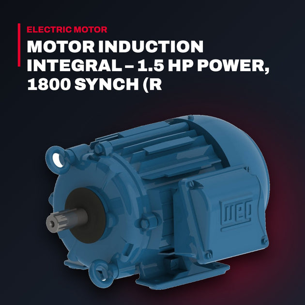 Weg Electric Us 14284388 – Motor Induction Integral – 1.5 Hp Power, 1800 Synch (R