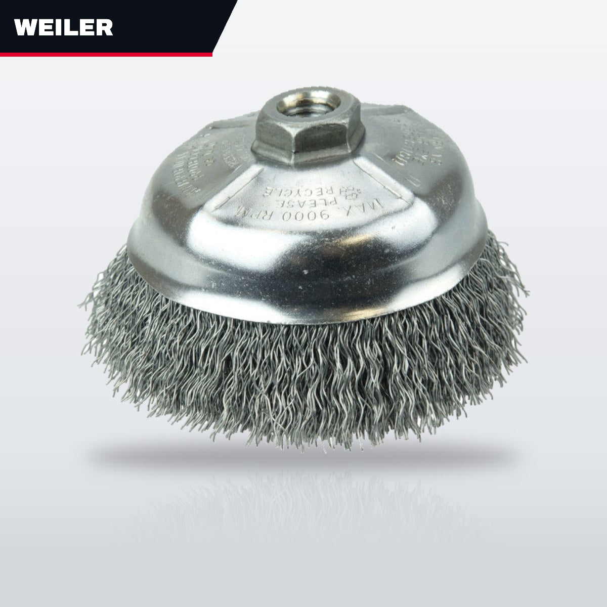 Weiler 14216 – Brush Power Tool – Cup Type, 127.0 Mm (5 In) Dia Brush