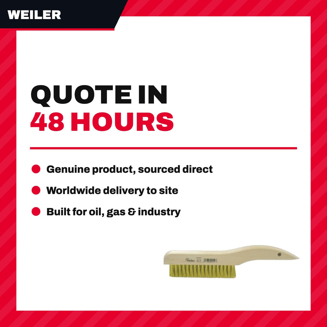 Weiler 44119 – Brush – Platers Type