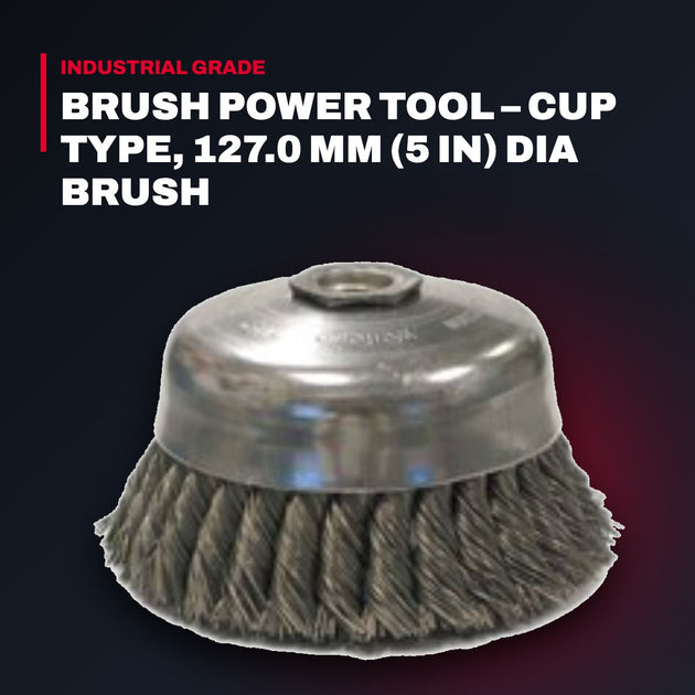 Weiler – Cup Brush Power Tool, 127.0 mm (5 in) dia Brush