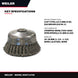 Weiler – Cup Brush Power Tool, 127.0 mm (5 in) dia Brush