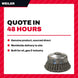 Weiler – Cup Brush Power Tool, 127.0 mm (5 in) dia Brush