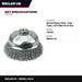 Weiler Us 14216 – Brush Power Tool – Cup Type, 127.0 Mm (5 In) Dia Brush