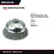 Weiler Us 14216 – Brush Power Tool – Cup Type, 127.0 Mm (5 In) Dia Brush