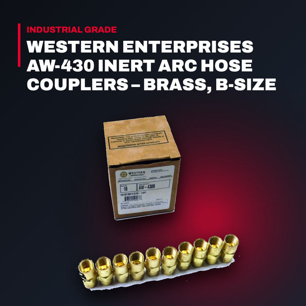 Western Enterprises AW-430 – Western Enterprises Aw-430 Inert Arc Hose Couplers – Brass, B-Size