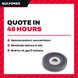 Wheel Grinding – Straight Type, 152.4 Mm (6 In) Wheel Di