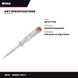 Wiha 05271 – Screwdriver Voltage Tester 220-250Volts