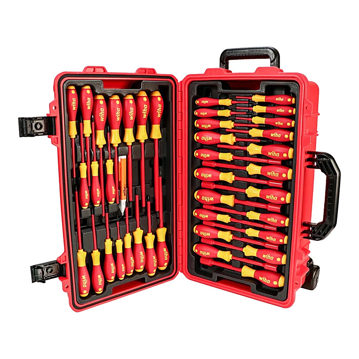 Wiha 32800 – Insulated Tool Set 80 Pcs, 1000V, Rolling Case