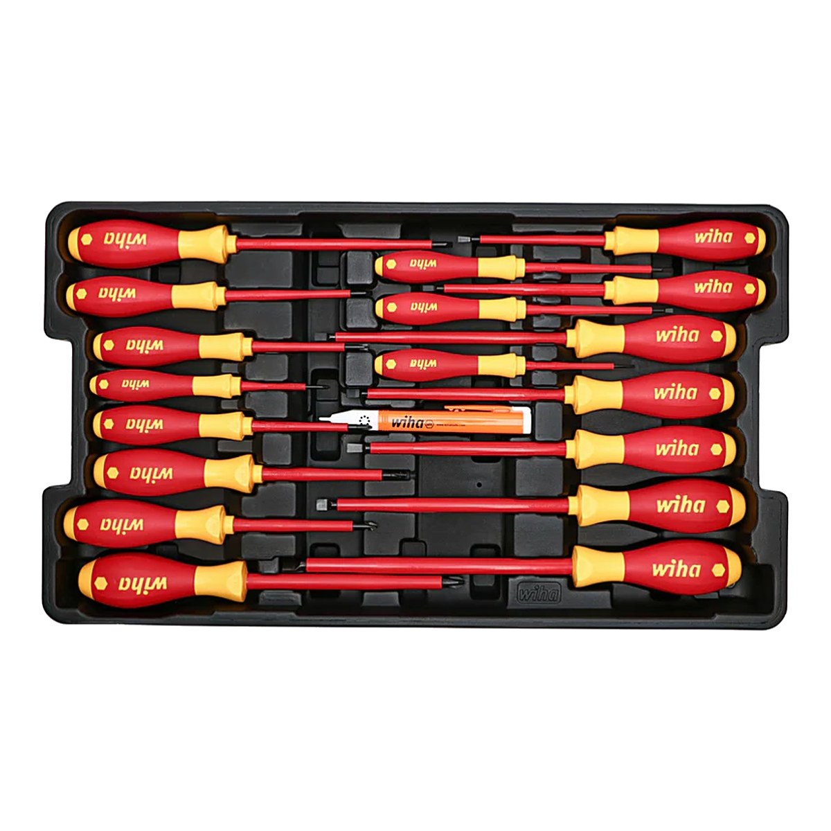 Wiha 32800 – Insulated Tool Set 80 Pcs, 1000V, Rolling Case