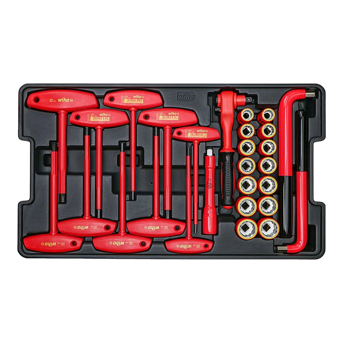 Wiha 32800 – Insulated Tool Set 80 Pcs, 1000V, Rolling Case