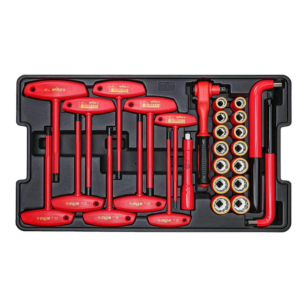 Wiha 32800 – Insulated Tool Set 80 Pcs, 1000V, Rolling Case