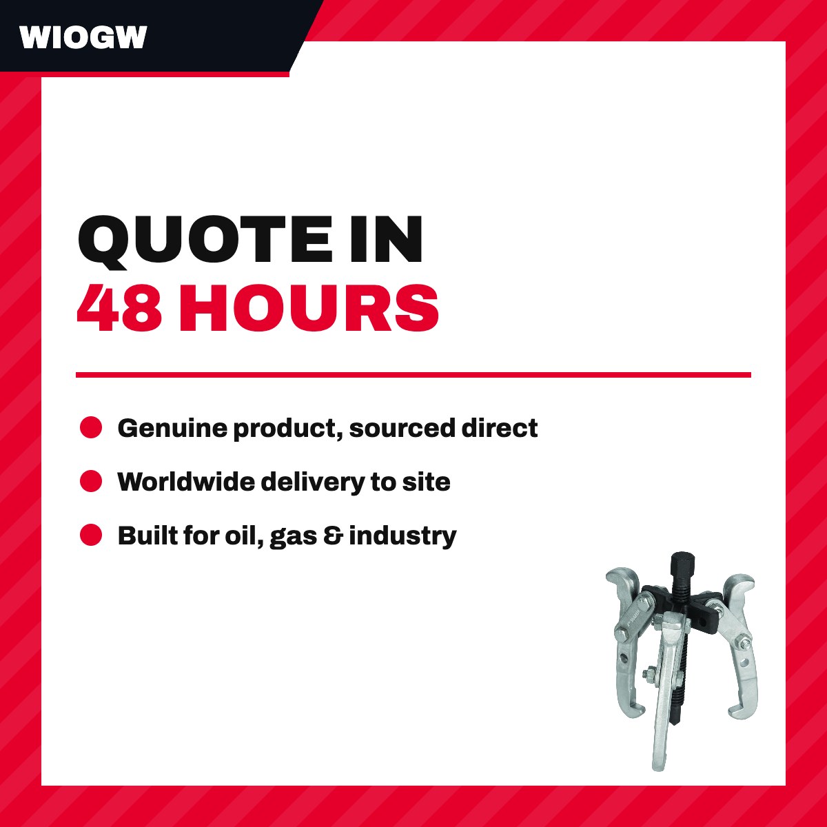 Wiogw W135P – 3 Jaw Gear Puller