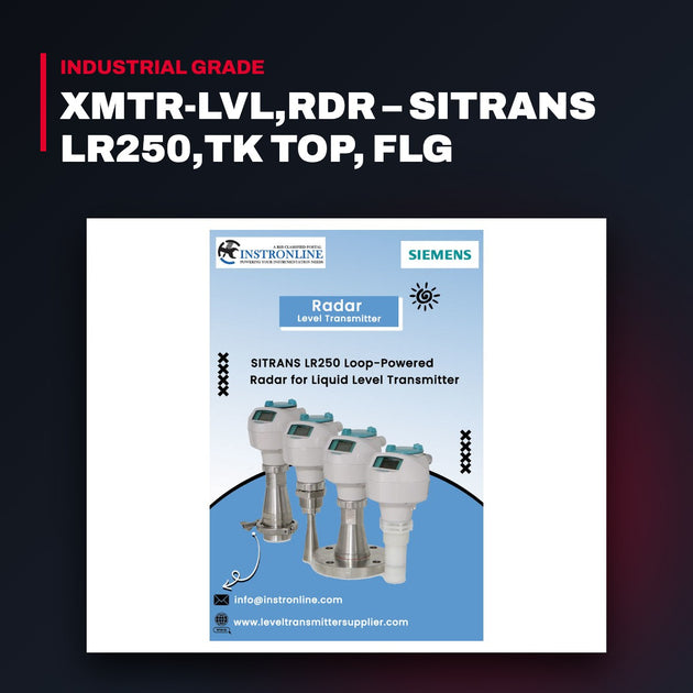 Xmtr-Lvl,Rdr – Sitrans Lr250,Tk Top, Flg