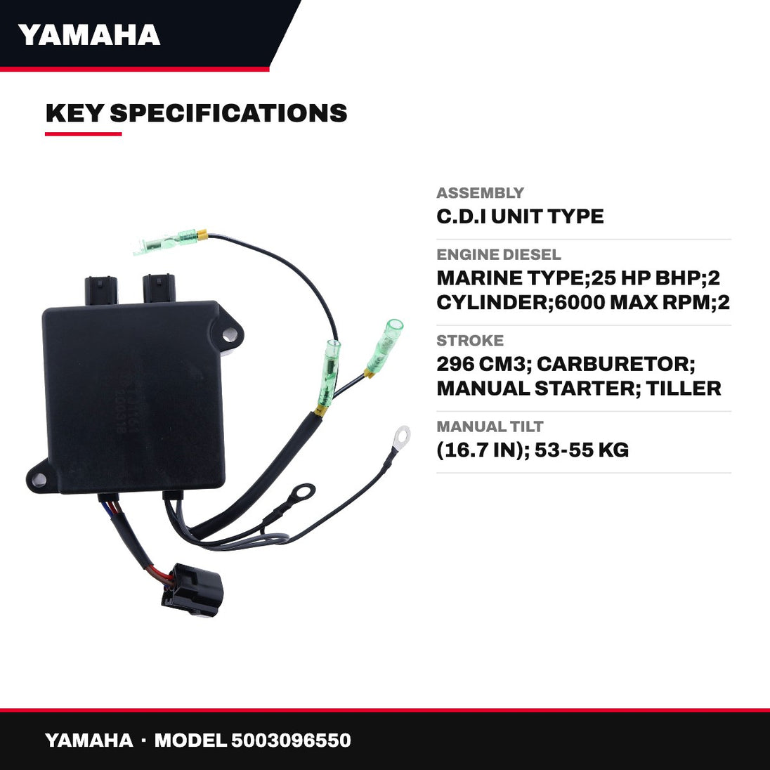 Yamaha – Assembly, C.D.I Unit