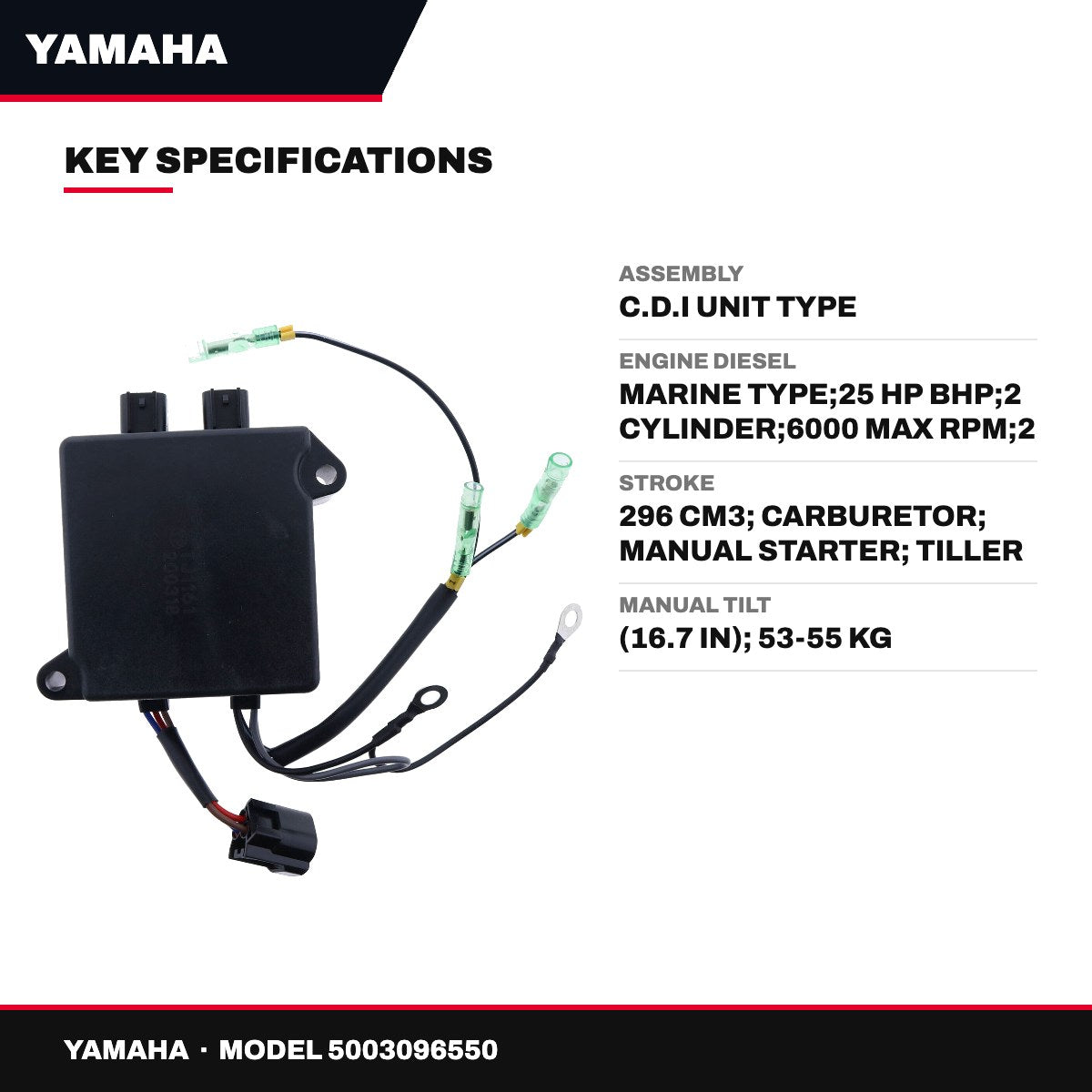 Yamaha – Assembly, C.D.I Unit