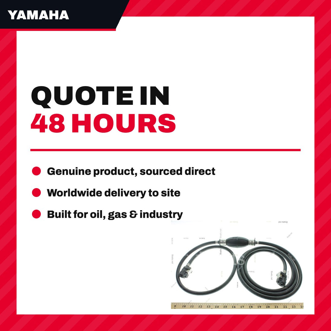 Yamaha 6YK-24306-44 – Fuel – Fuel Pipe Comp Type, (As Applicable