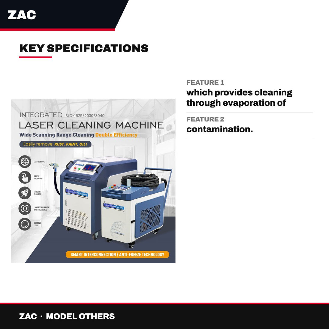 Zac OTHERS – Laser Cleaning Technology Machine